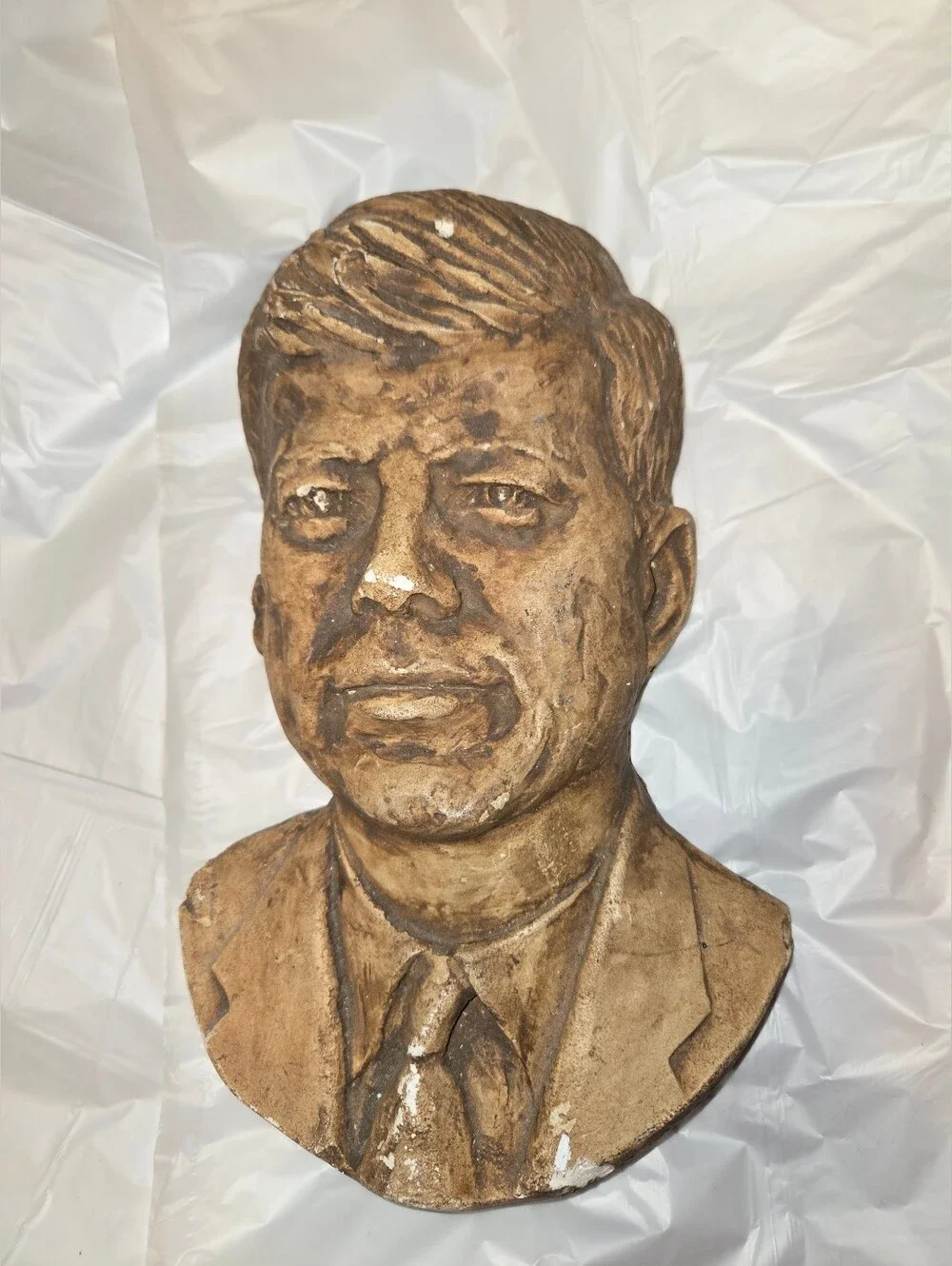 Bronze-Colored JFK Bust